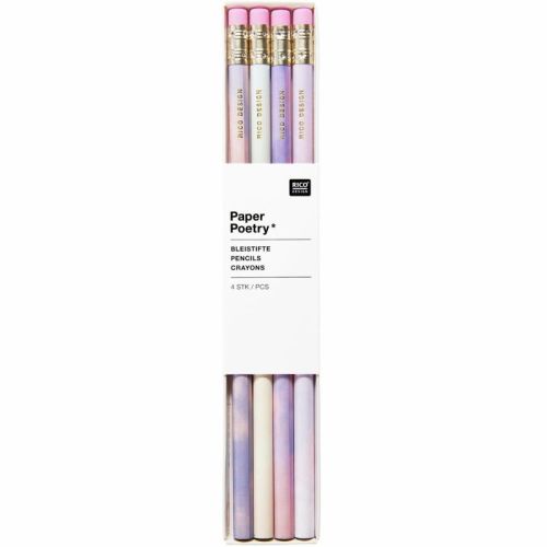 Paper Poetry Bleistift-Set Himmel 4 Stück